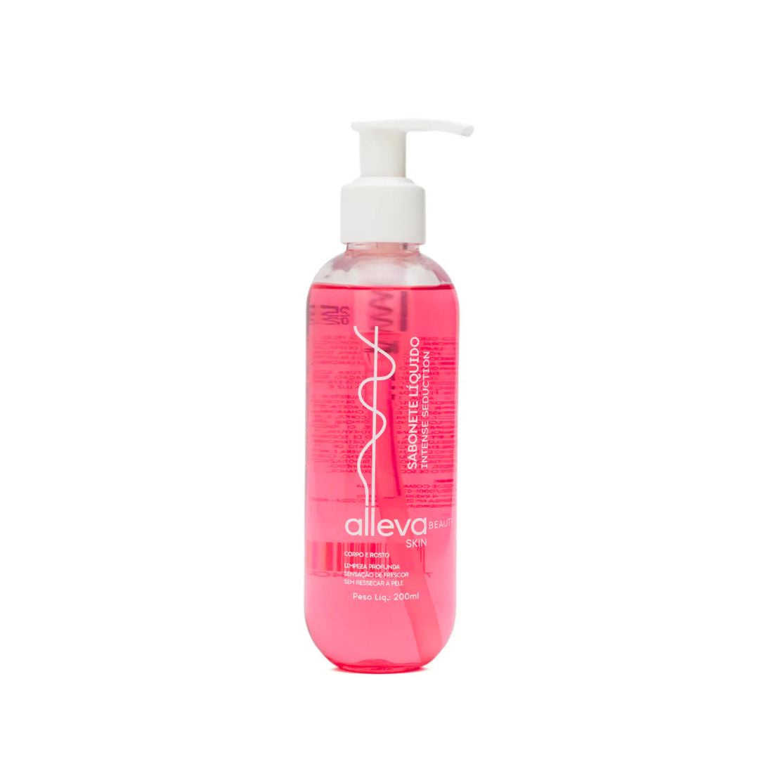 Sabonete Liquido Corpo e Rosto Fresh Vanilla 200ml - Alleva