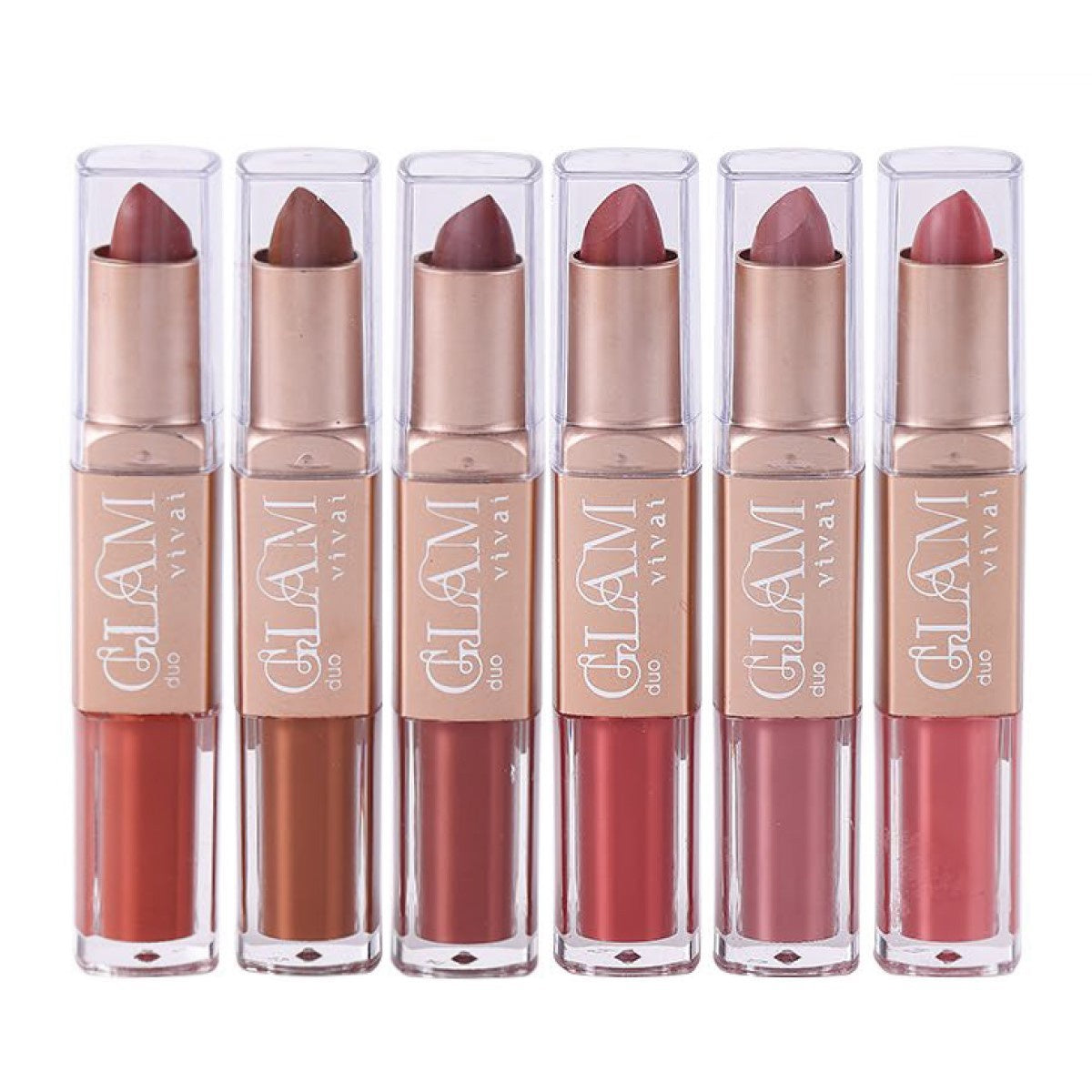 Duo Batom e Batom Liquido Glam - Vivai