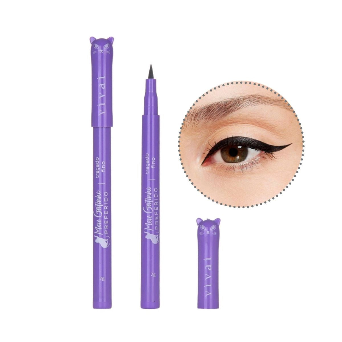 Caneta Delineadora Meu Gatinho Preferido - Vivai