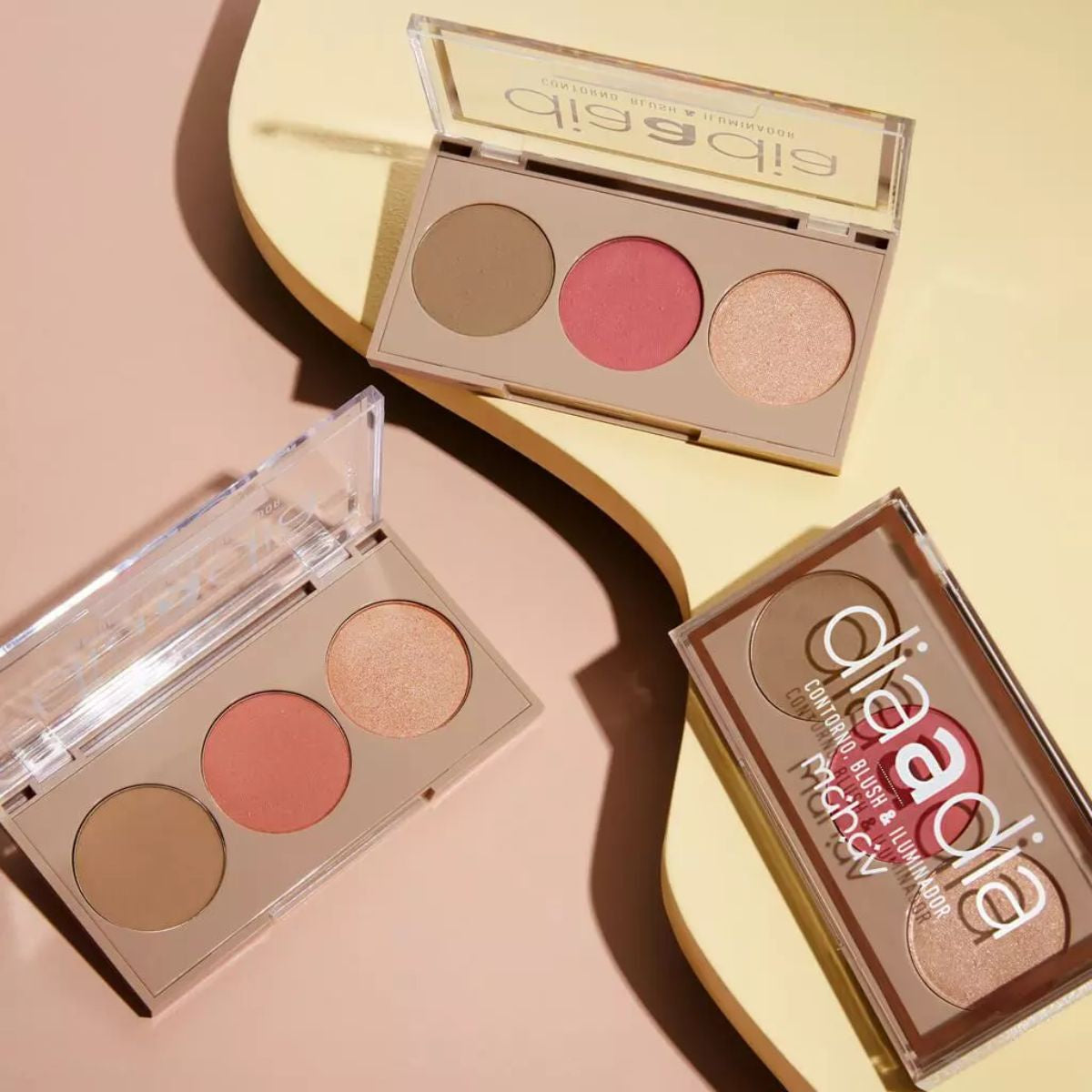 Trio Contorno, Blush Iluminador Dia a Dia - Mahav