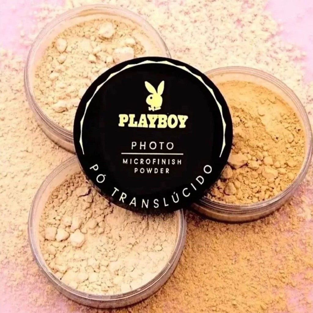 Pó Translucido Photo vegano - Microfinish Powder - Playboy