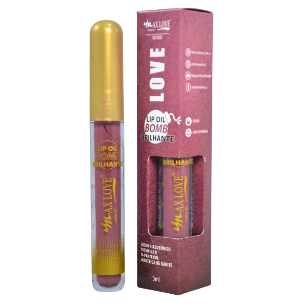 Lip Oil Bomb Brilhante - Max Love