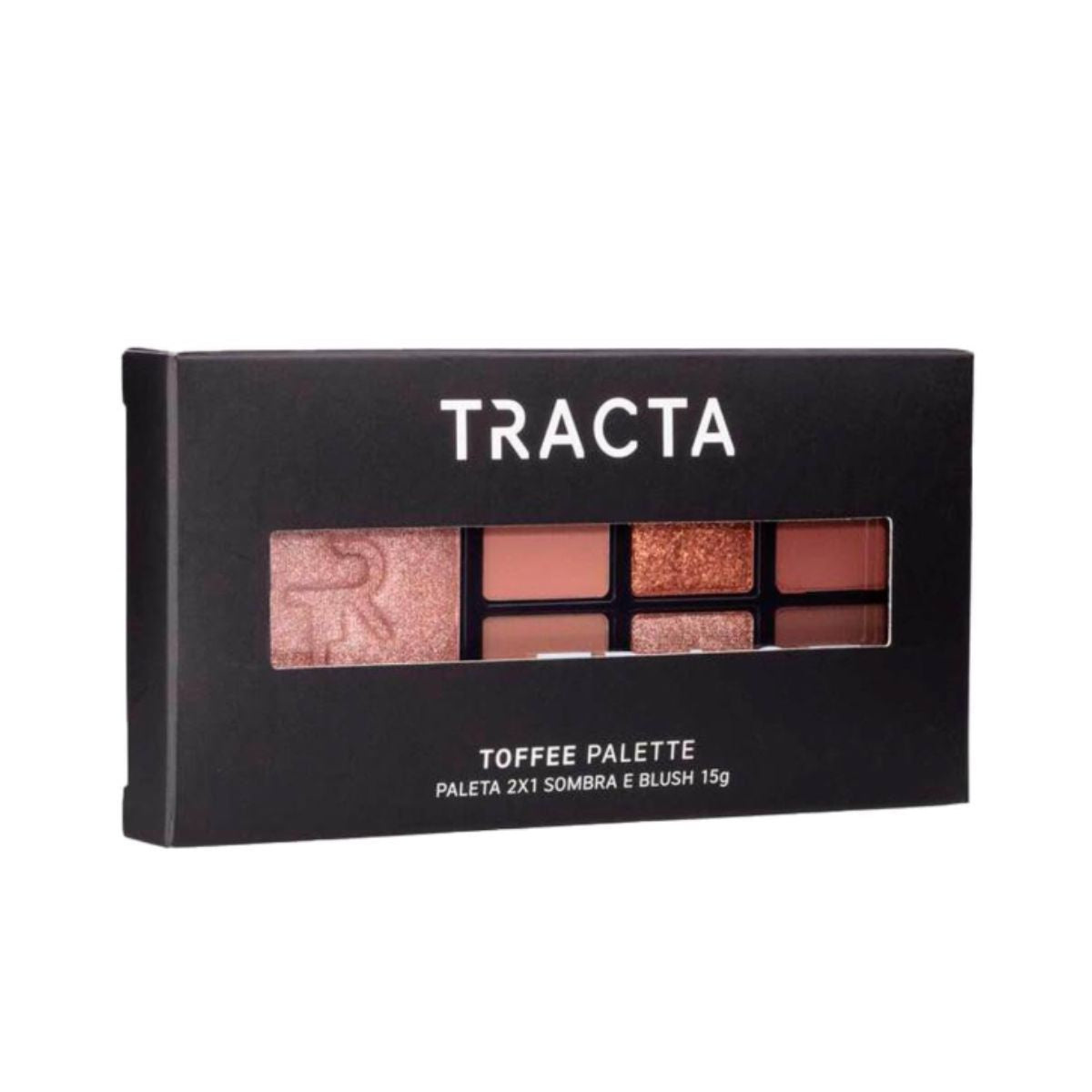 Paleta de sombras Palette 2x1 Sombra/Blush 15g - Tracta