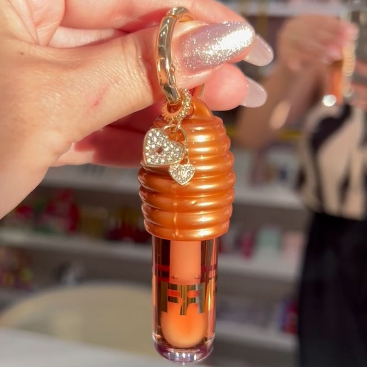 Chaveiro personalizável para gloss Fran