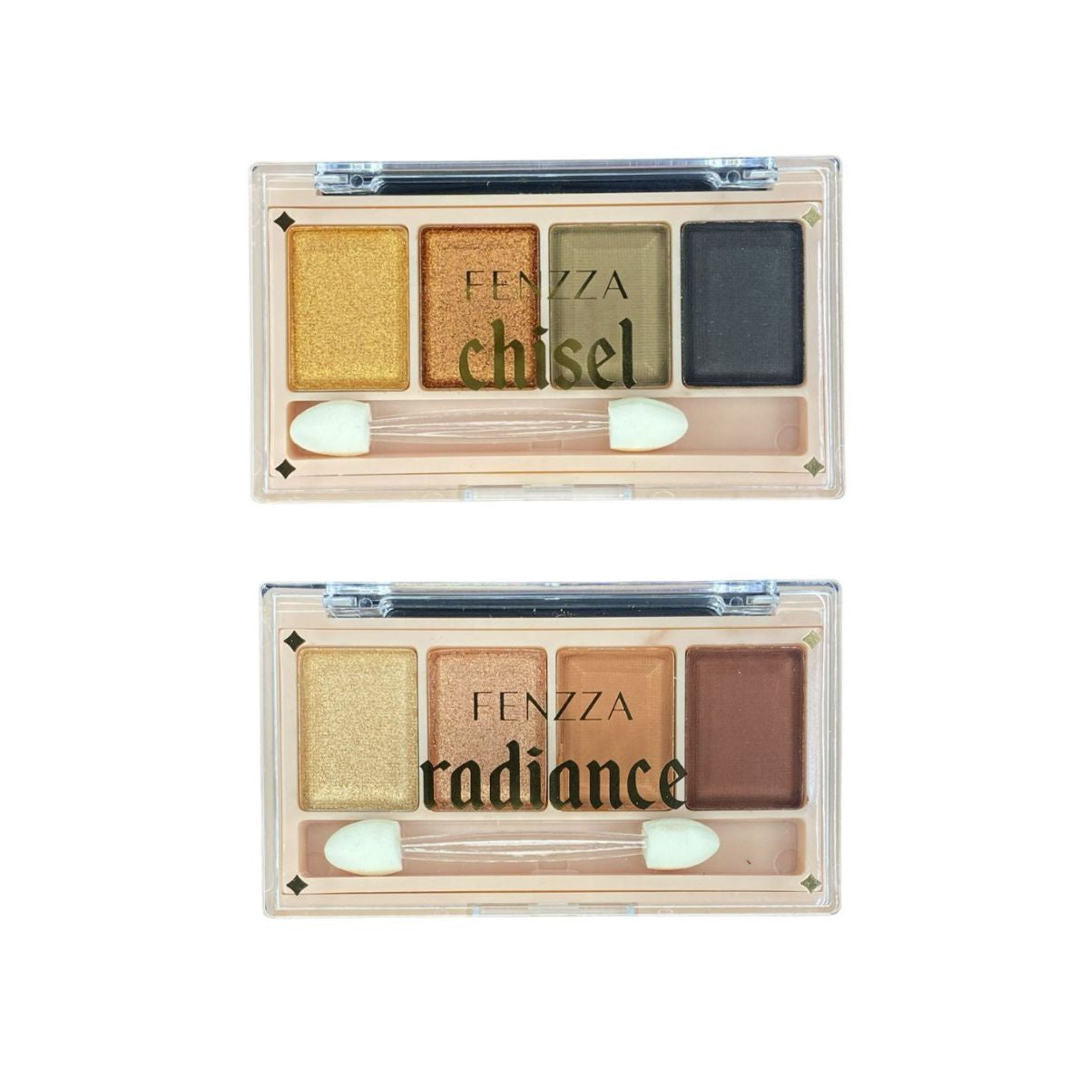 Paleta de Sombras quarteto Radiance e Chisel - Fenzza