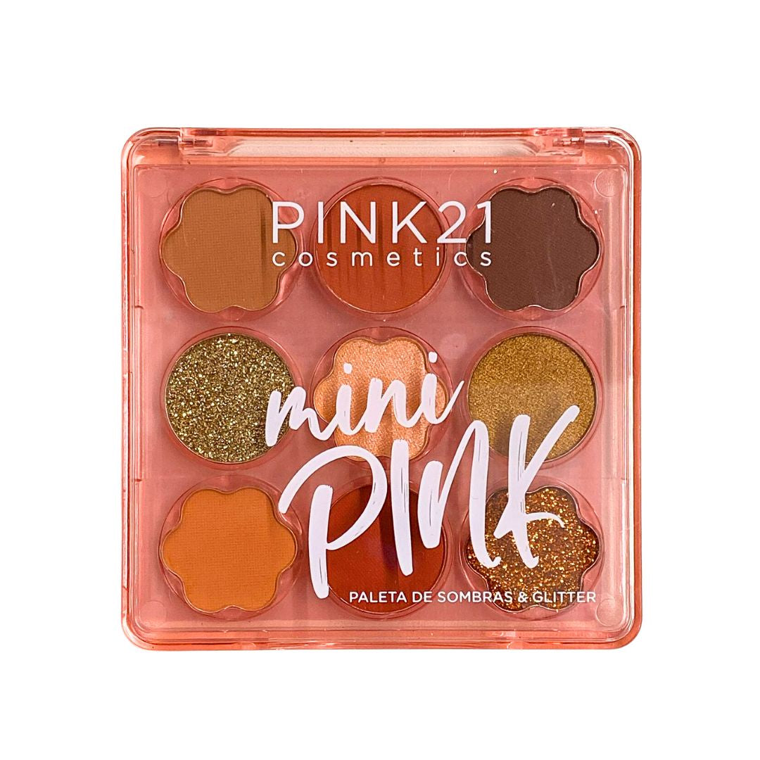 Paleta de Sombras e Glitter Mini Pink - Pink 21