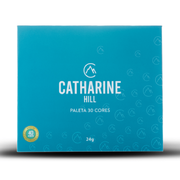 Paleta de Sombras Catharine Hill 1017- Alta Pigmentação 30 Cores