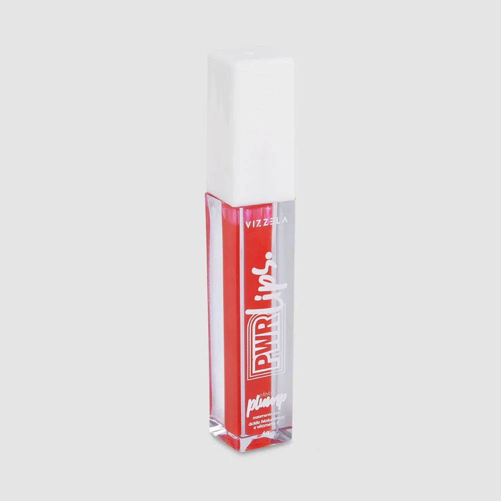 Gloss Power lips top coat efeito plump - Vizzela