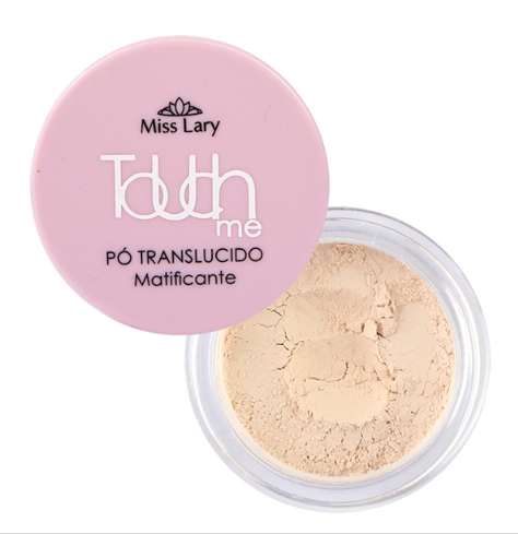 Linha Touch Me Pó facial translúcido HD - Miss Lary