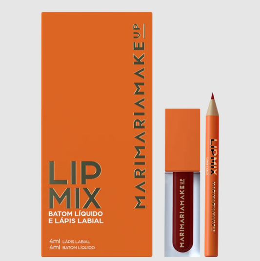 Lipmix Batom Líquido + Lápis Labial - Mari Maria Makeup