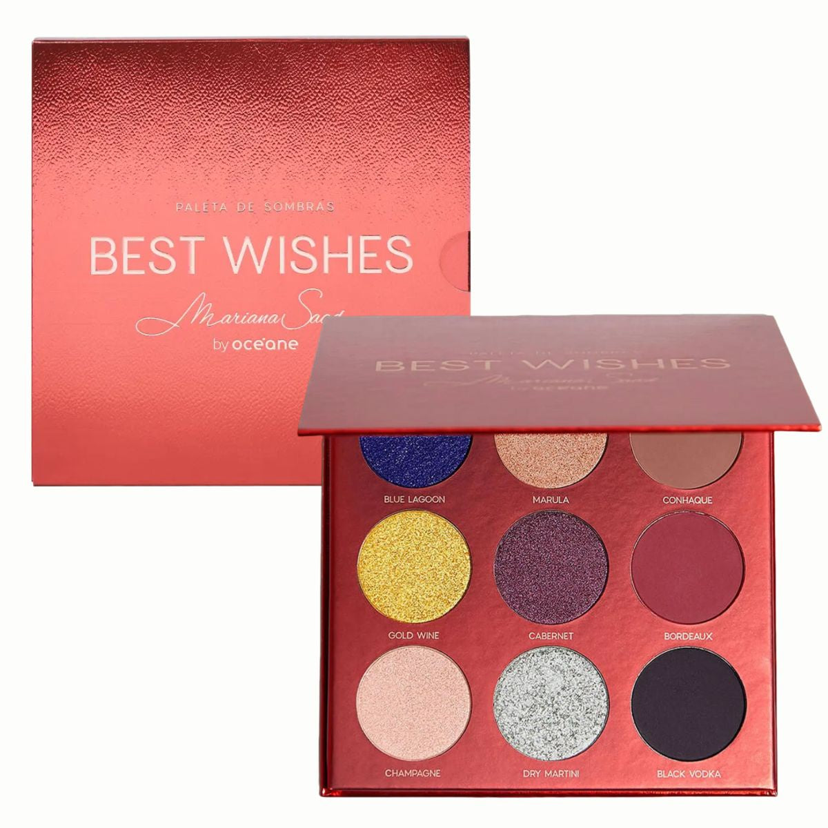 Paleta de Sombras Mariana Saad 9 Shades ou Best Wishes - Oceane