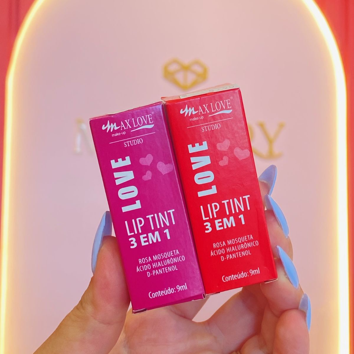 Lip Tint 3 em 1 - Max Love