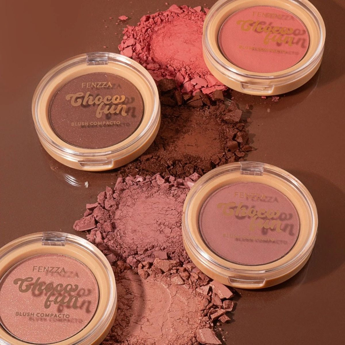 Blush Compacto Choco Fun - Fenzza