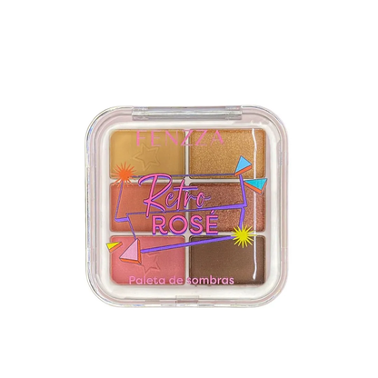 Paleta de Sombras Retro Rose e Choco Groove - Fenzza