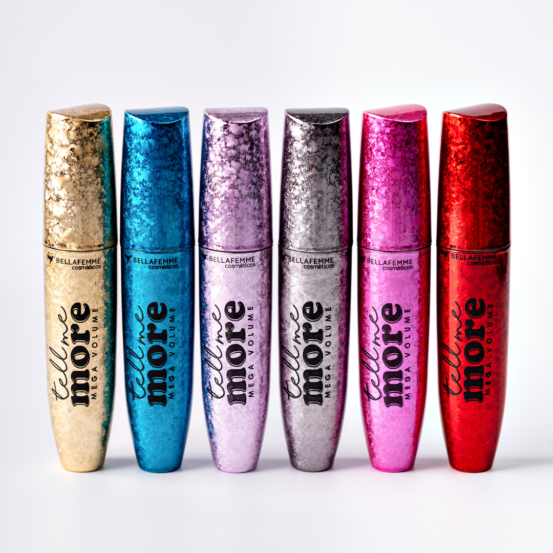 Mascara De Cilios Preta Volume Teel Me More - Bella Femme