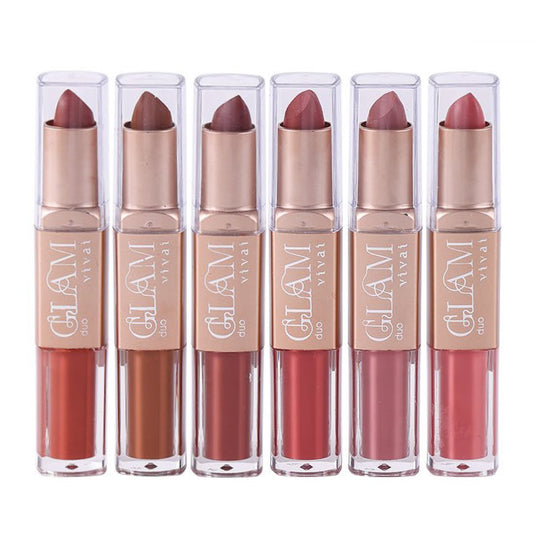 Duo Batom e Batom Liquido Glam - Vivai