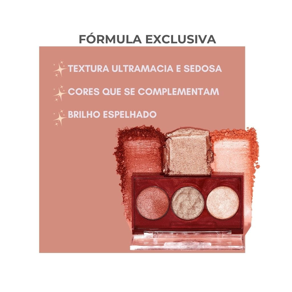 Paleta de iluminadores Holiday Edição Limitada - Bruna Tavares