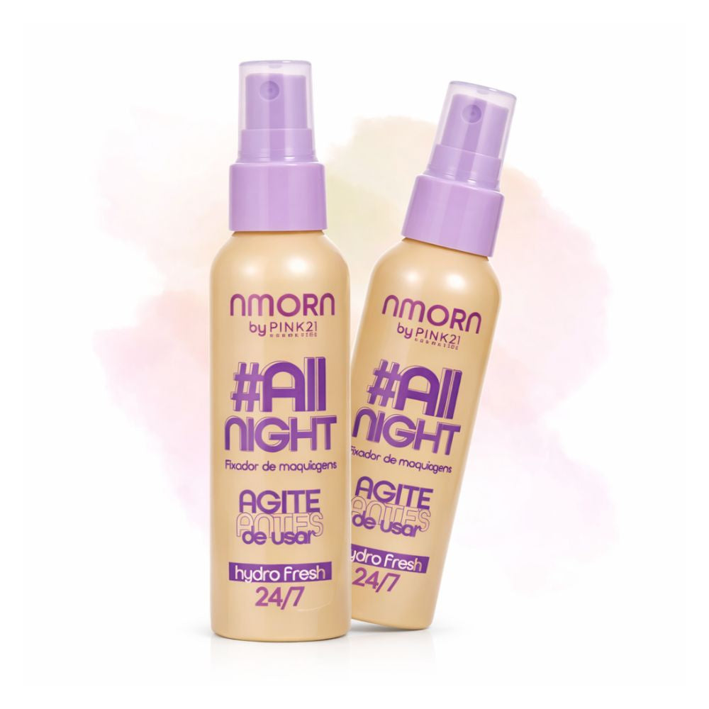 Fixador de Maquiagem All Night 60ml Amora - Pink 21