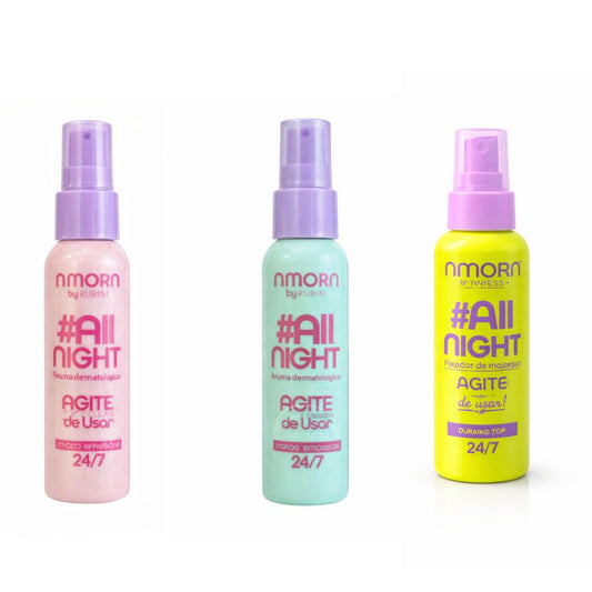 Fixador de Maquiagem All Night 60ml Amora - Pink 21