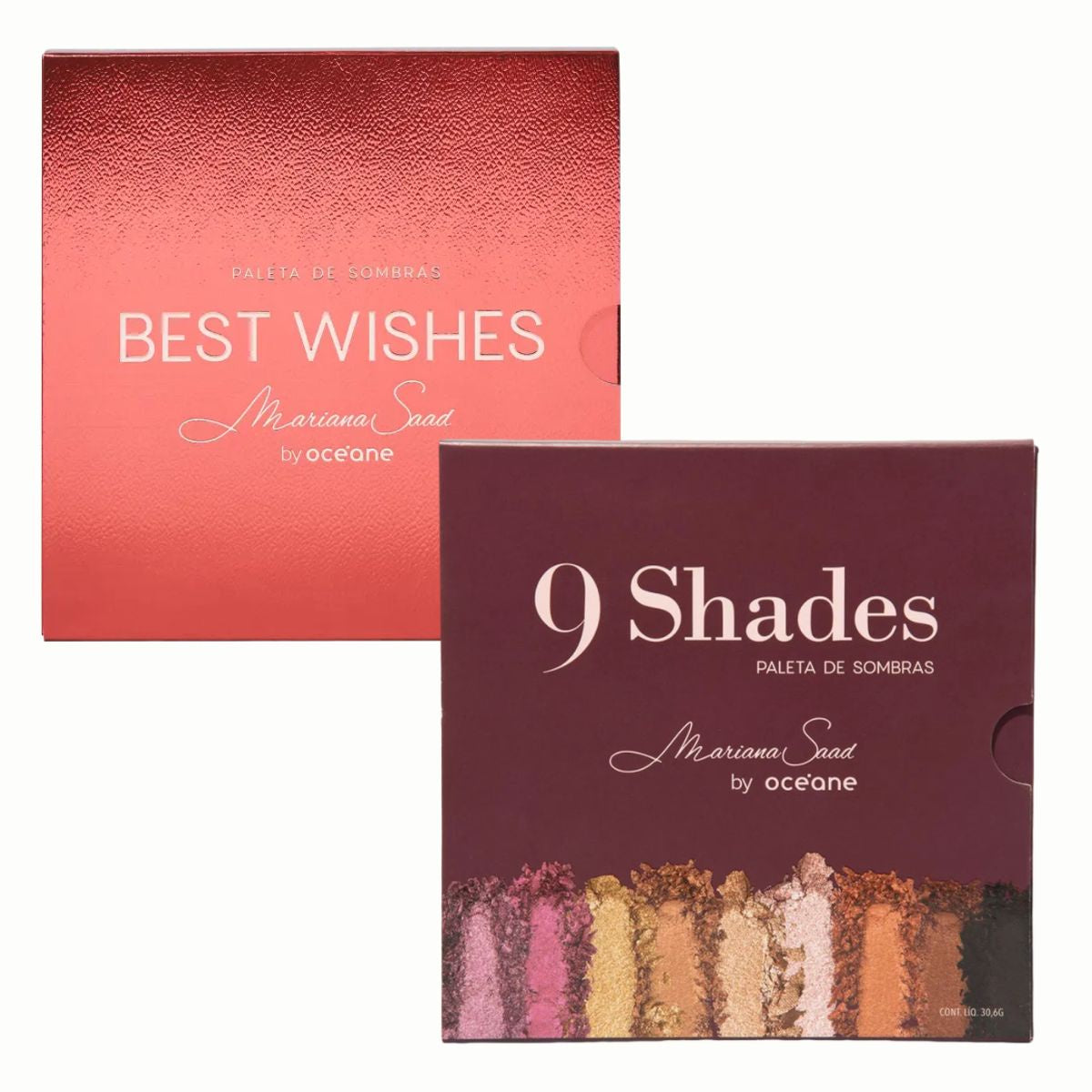 Paleta de Sombras Mariana Saad 9 Shades ou Best Wishes - Oceane