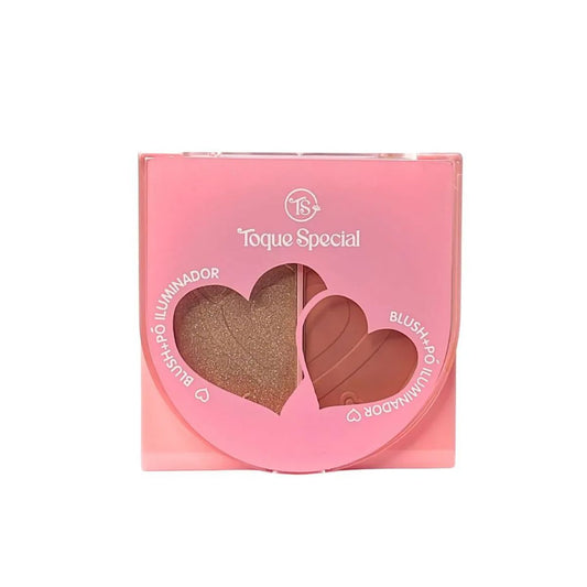 Paleta de Blush e Po Iluminador - Toque Special