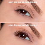 Máscara para cílios Big No Panda brown - Vizzela