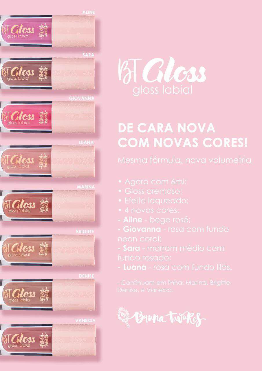 BT GLOSS  6ml - BRUNA TAVARES