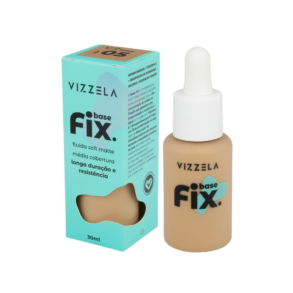 Base Líquida Fix Soft Matte - Vizzela