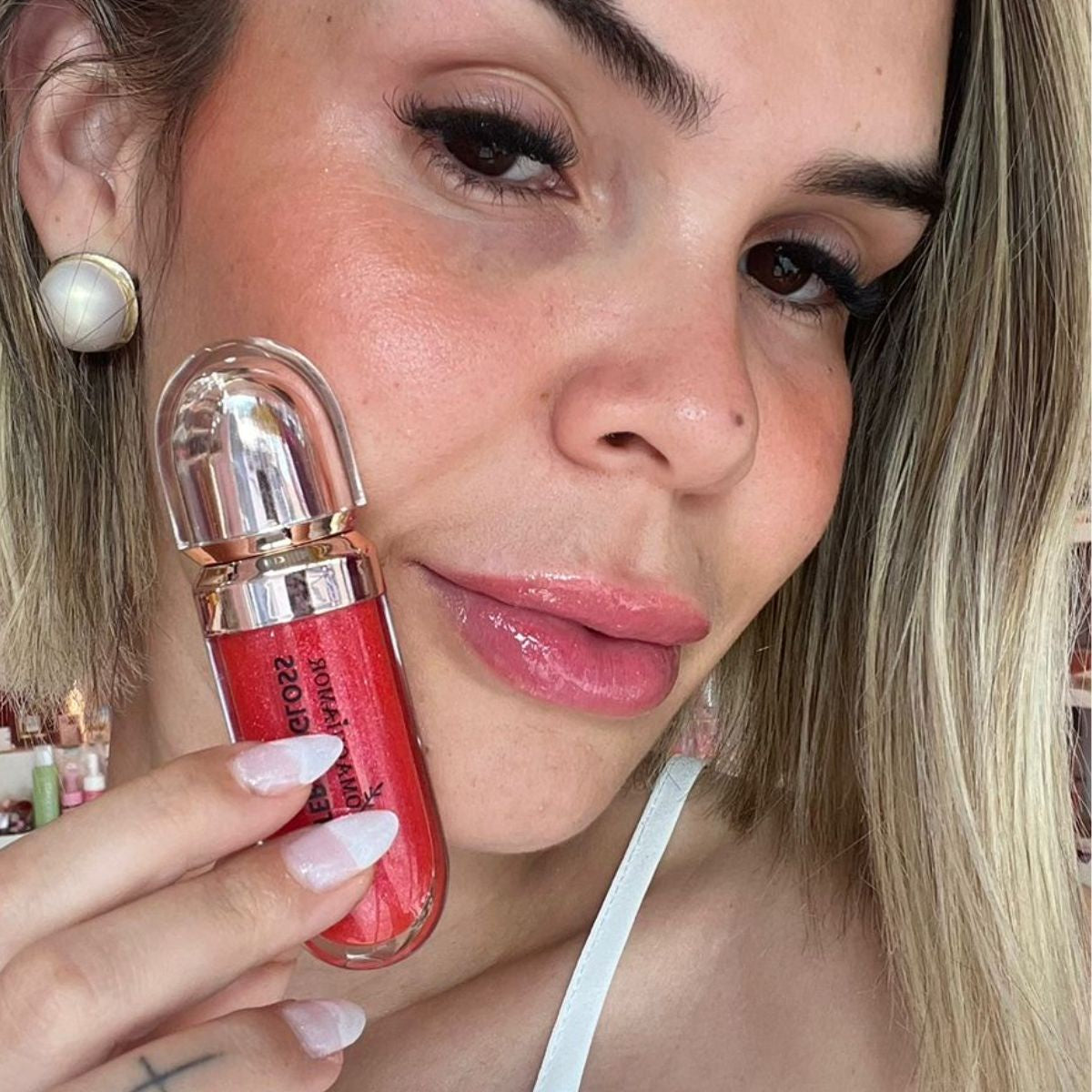 Glitter Lip Gloss Labis Llabial - YoYo Maquiamor