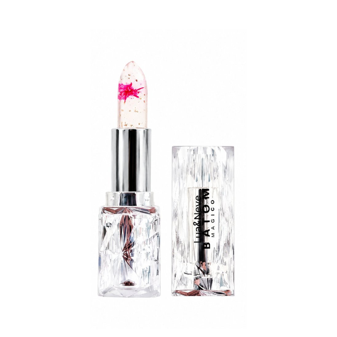 Batom Magico balm hidratante labial com flor - Lua e Neve