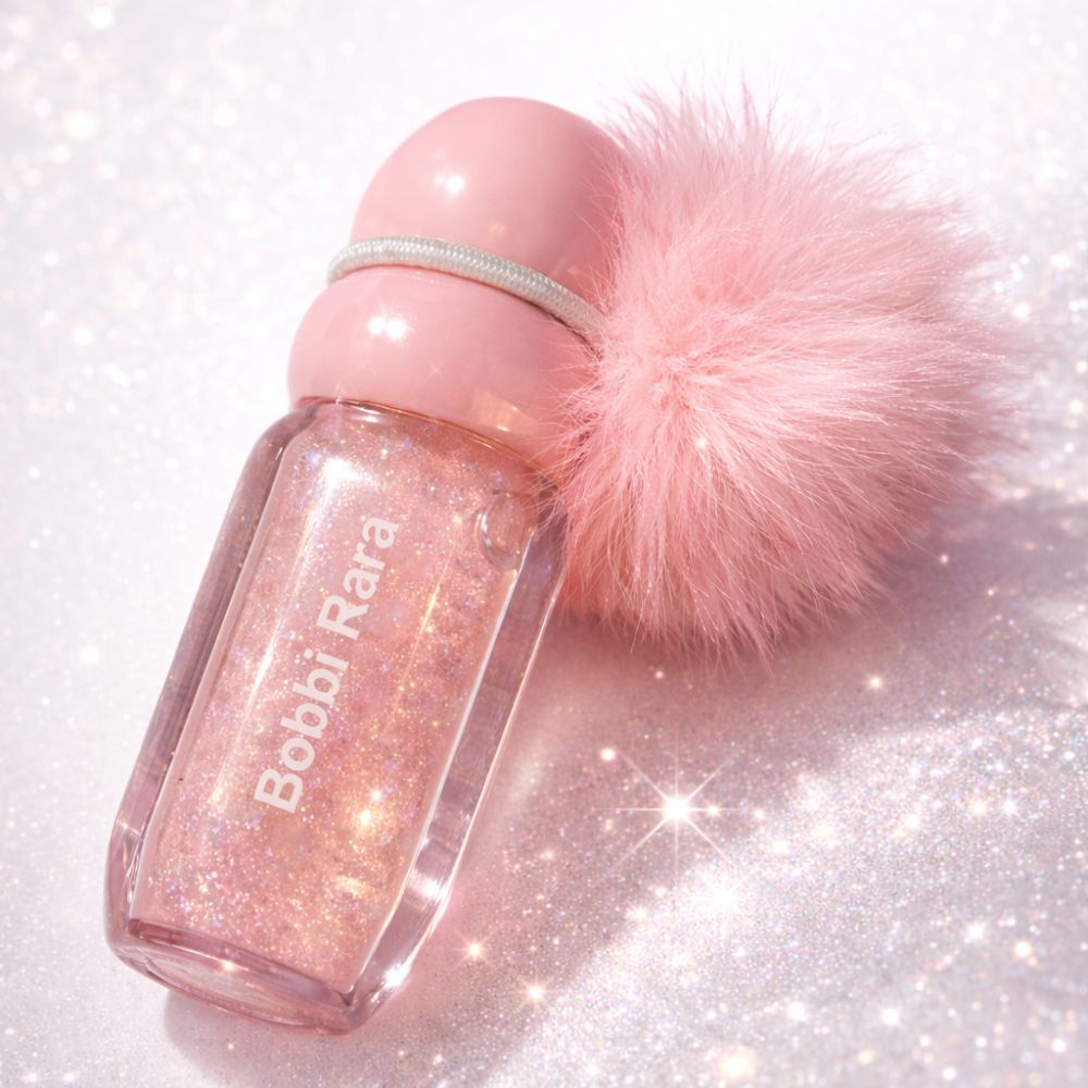 Lip gloss fofo pompom -  Bobbi Rara