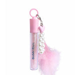 Lip Gloss com Brilho e Pena de Chaveiro - Bobbi Rara