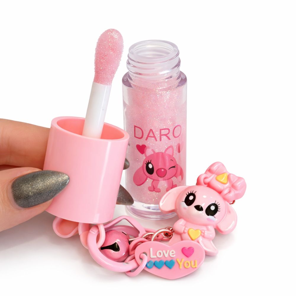 Lip Gloss Labial Angel Stitch com pingente - Huda Royal