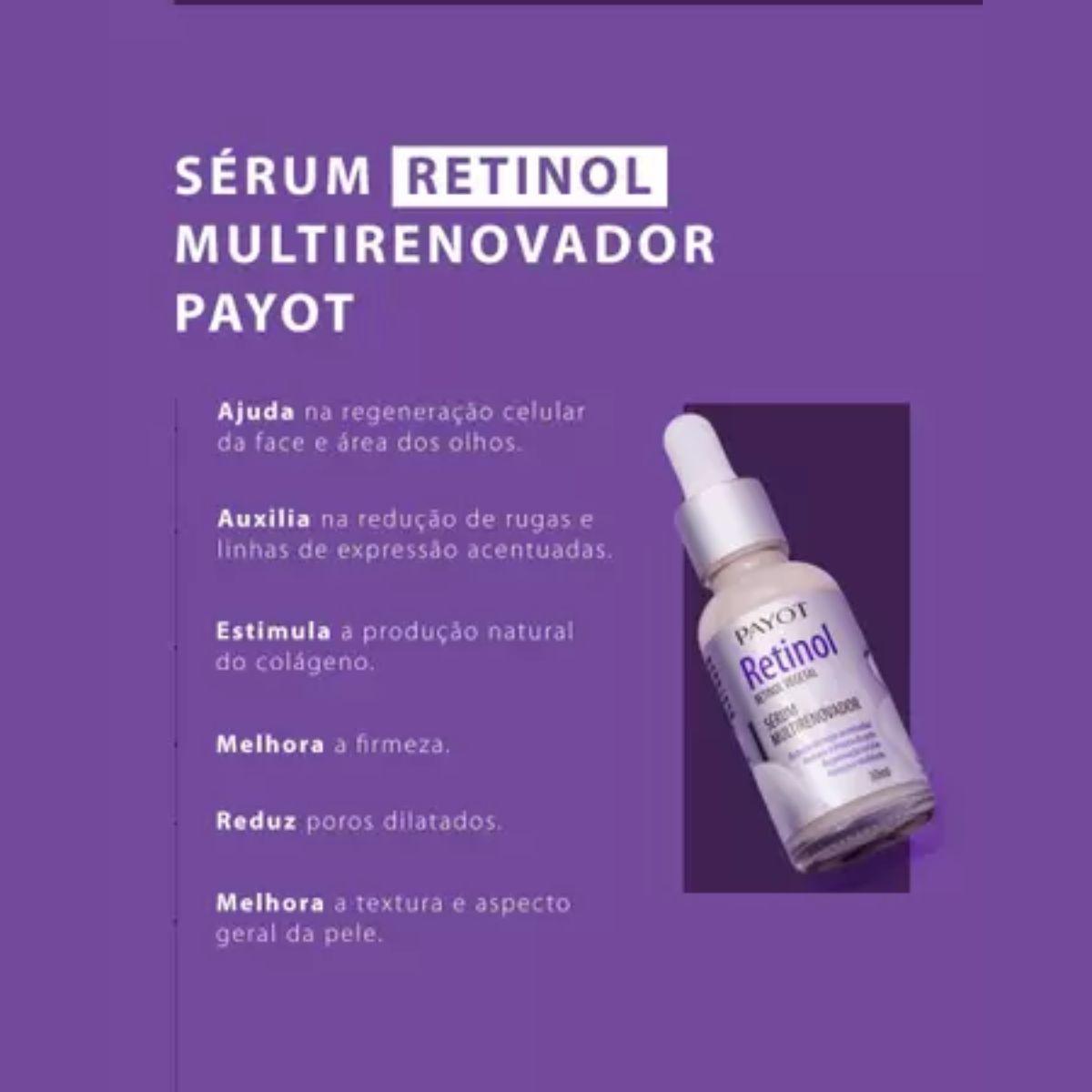 Sérum Retinol Multirenovador anti-idade- Payot