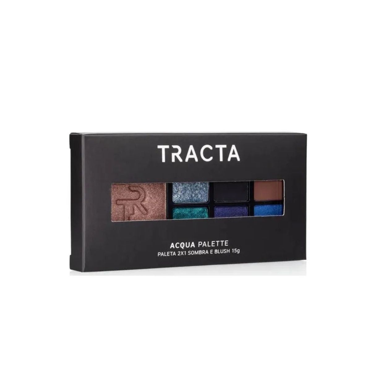 Paleta de sombras Palette 2x1 Sombra/Blush 15g - Tracta
