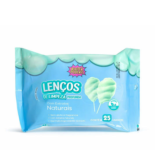 Lenço de Limpeza Profunda Algodão Doce - Super Poderes
