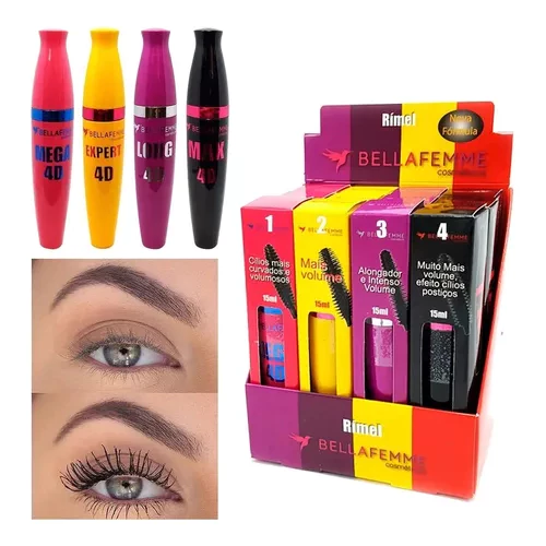 Mascara Para Cilios 4D - Bella Femme