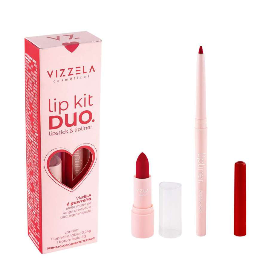 lip kit duo (Batom e lapiseira) - Vizzela