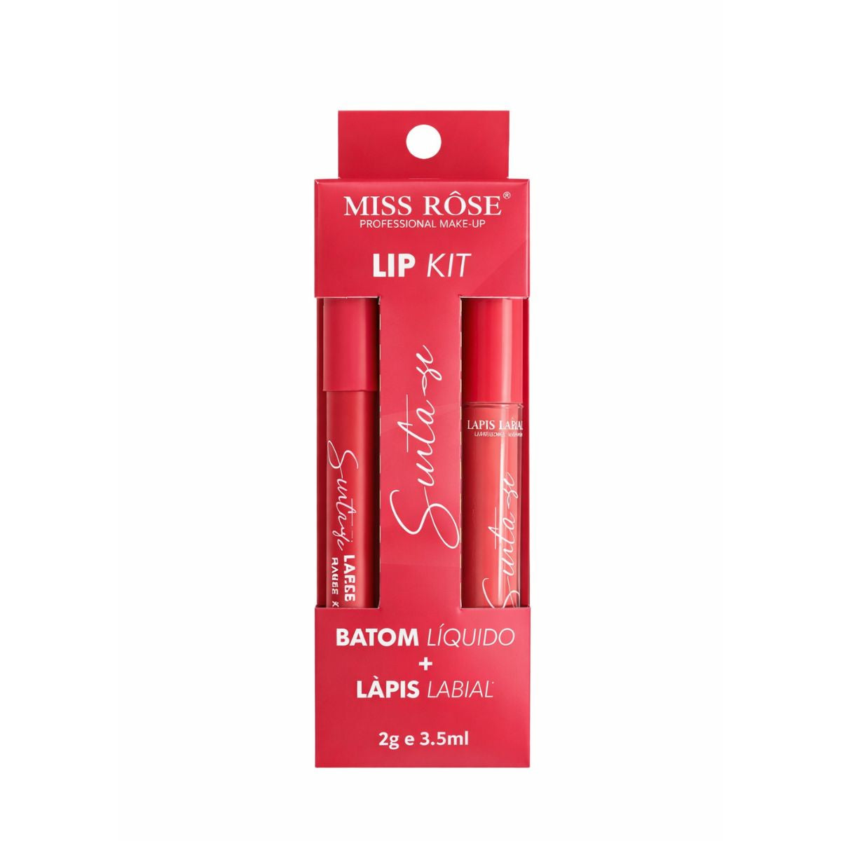 Lip kit batom e lápis - Miss Rose