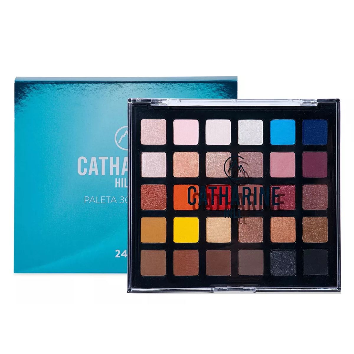 Paleta de Sombras Catharine Hill 1017- Alta Pigmentação 30 Cores