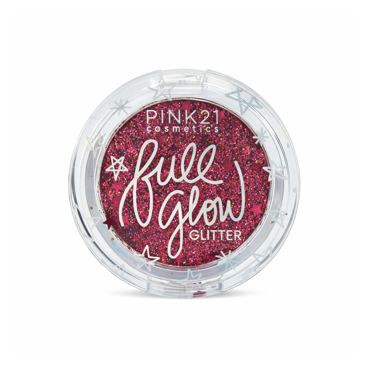 Sombras corpo e rosto e cabelo Full Glow Glitter - Pink 21
