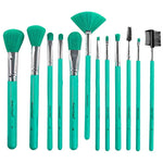 Kit 12 pincéis para maquiagem EN001 Linha NEON – MACRILAN