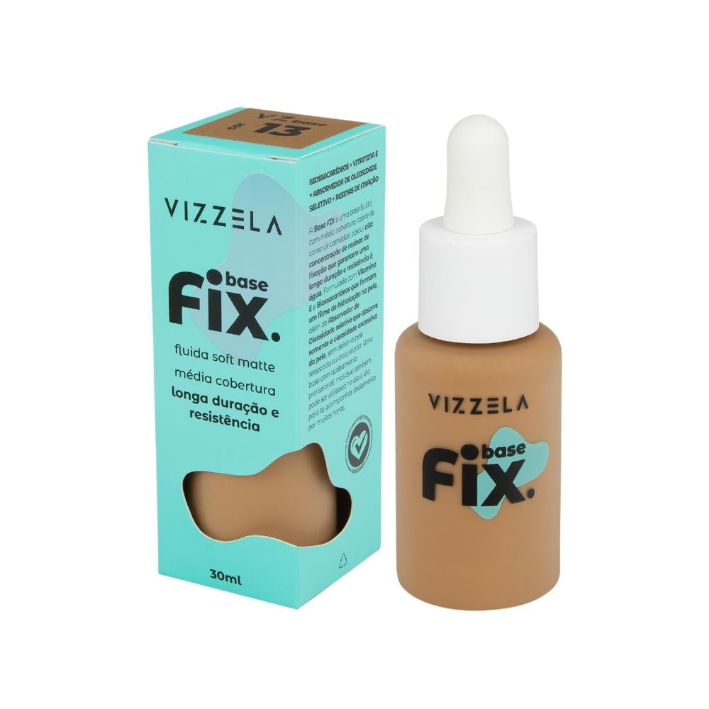 Base Líquida Fix Soft Matte - Vizzela