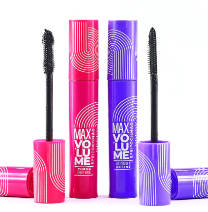 Máscara de cílios Max Volume Efeito Cilhão - Mahav