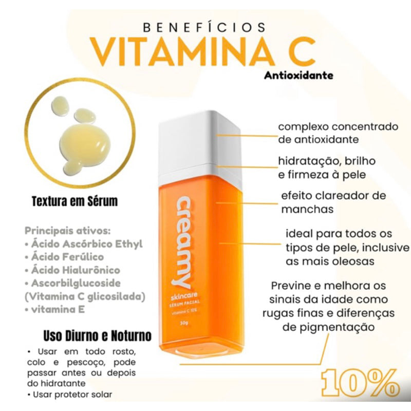 Sérum Facial Vitamina C 30ML - Creamy