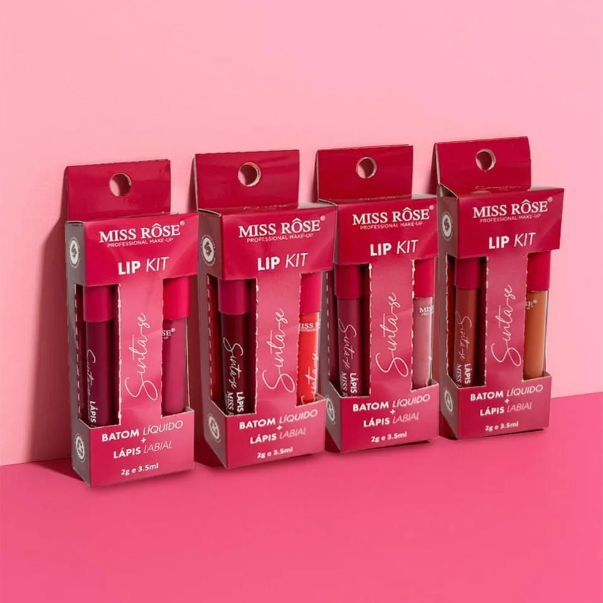 Lip kit batom e lápis - Miss Rose