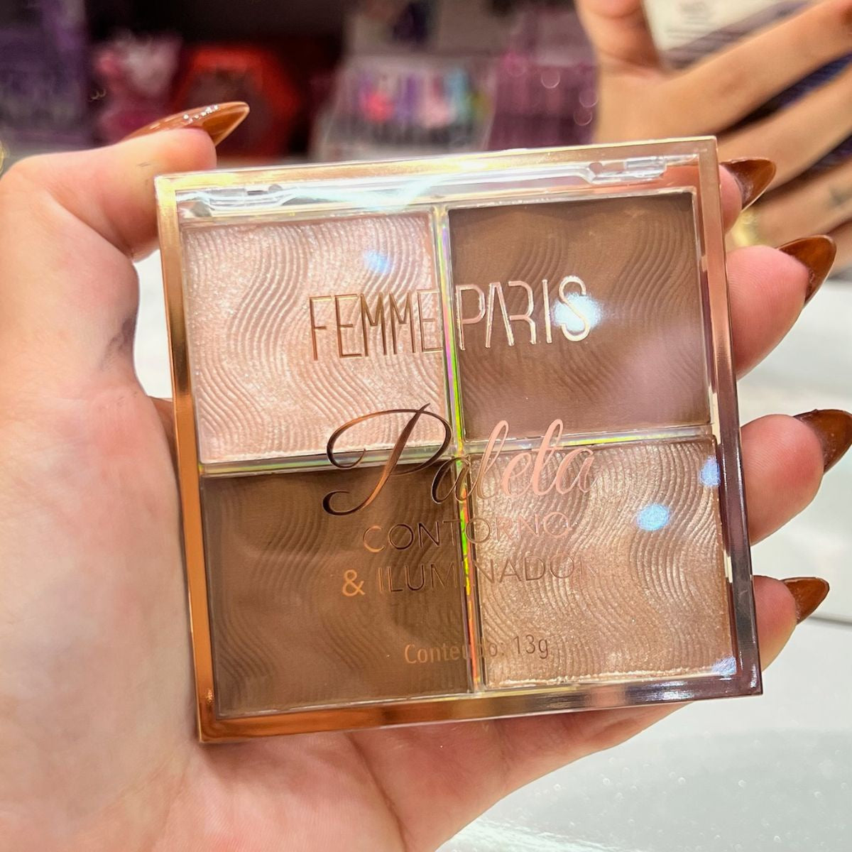 Paleta de contorno e iluminador - Femme Paris